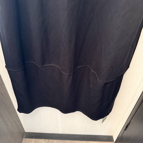 NWT Halara Black Sleeveless Midi Dress Plunge Back, Size XL - Picture 4 of 10